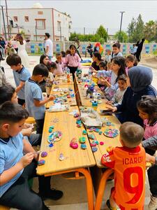 Sevgi Çiçekleri: Köylerden Geleceğe El Ele” ekibinin bu haftaki durağı Aktepe Okulu oldu.